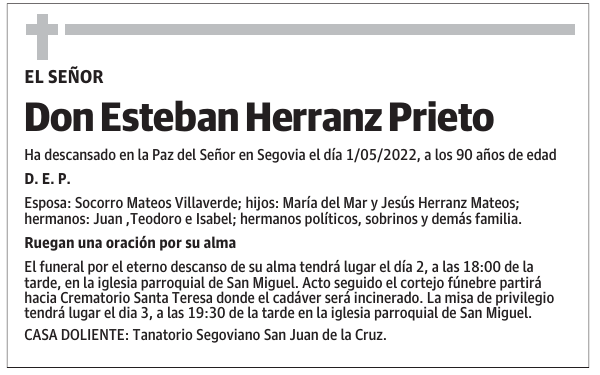 Don Esteban Herranz Prieto