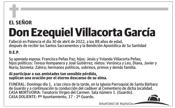 Don Ezequiel Villacorta García