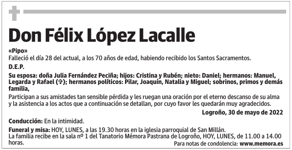 Don  Félix  López  Lacalle