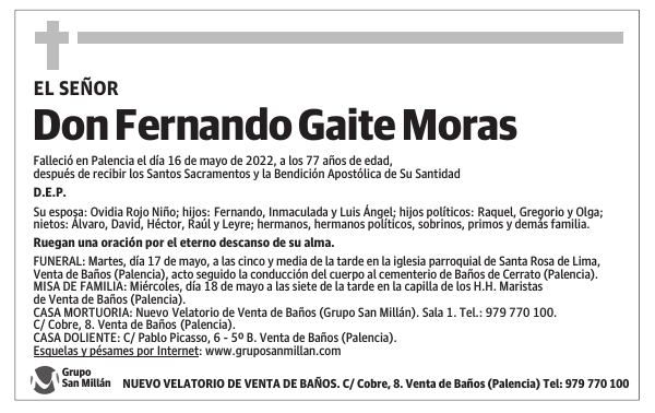 Don Fernando Gaite Moras
