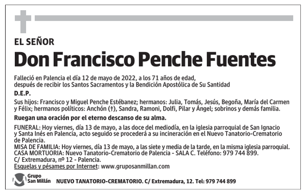 Don Francisco Penche Fuentes