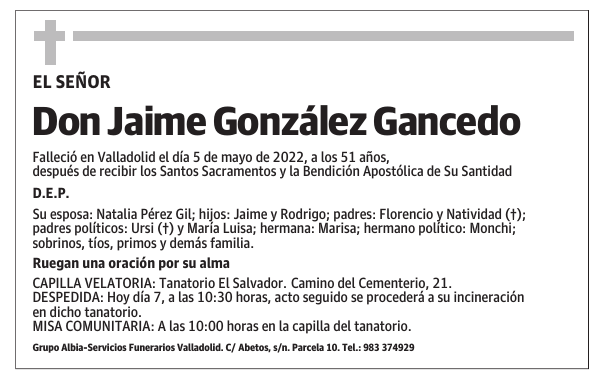 Don Jaime González Gancedo