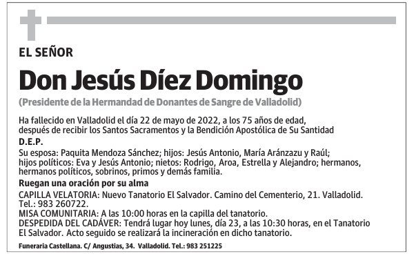 Don Jesús Díez Domingo