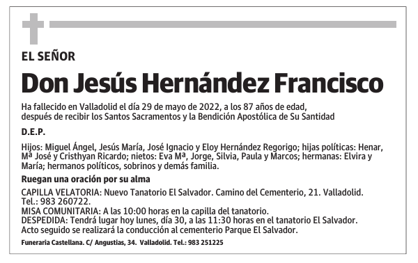 Don Jesús Hernández Francisco
