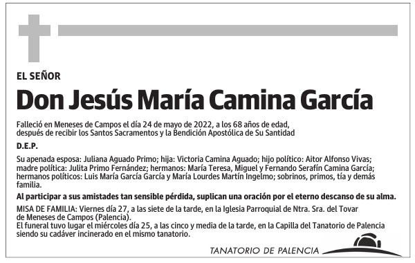 Don Jesús María Camina García