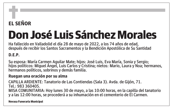 Don José Luis Sánchez Morales