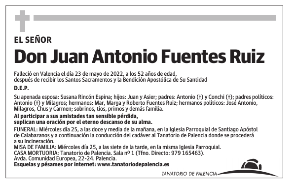 Don Juan Antonio Fuentes Ruiz