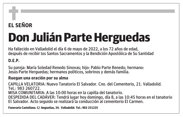 Don Julián Parte Herguedas