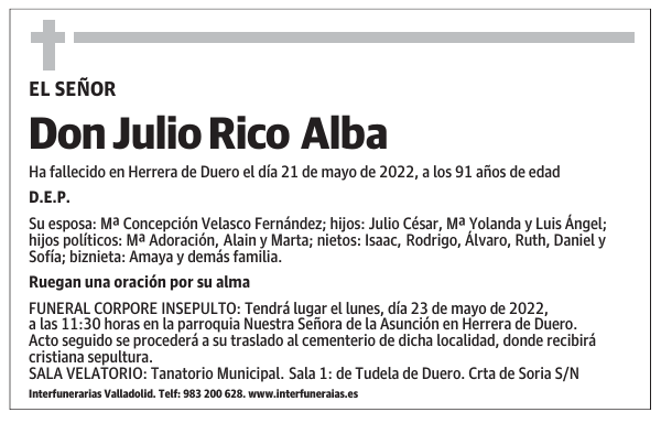 Don Julio Rico Alba