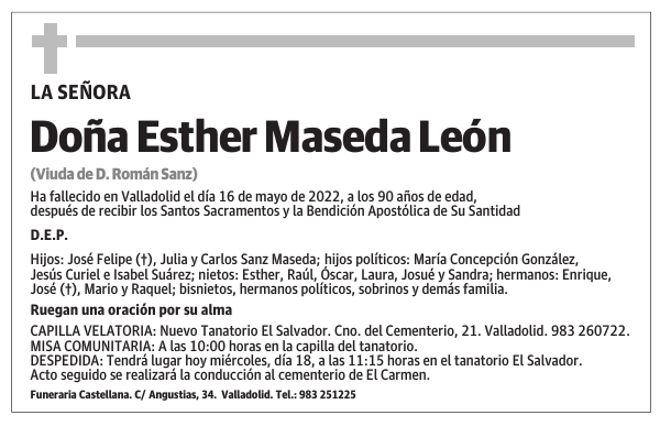 Doña Esther Maseda León