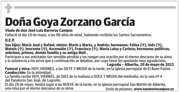 Doña  Goya  Zorzano  García