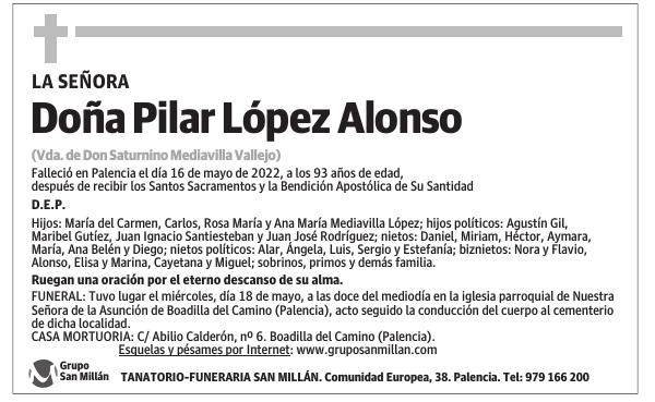 Doña Pilar López Alonso