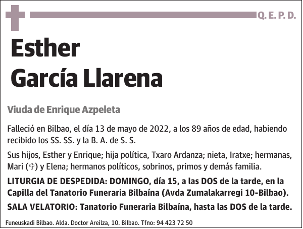 Esther García Llarena