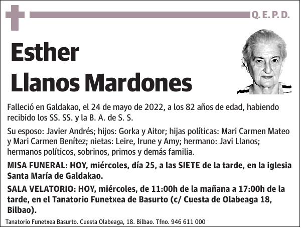 Esther Llanos Mardones