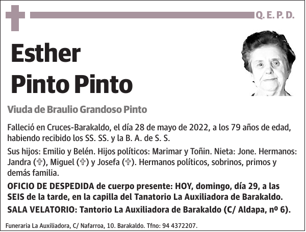 Esther Pinto Pinto