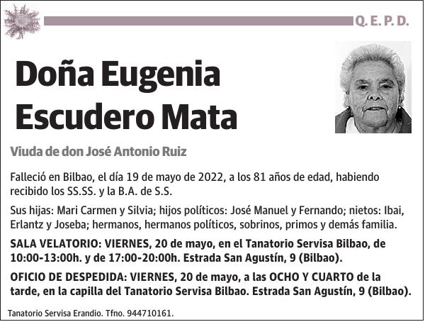 Eugenia Escudero Mata