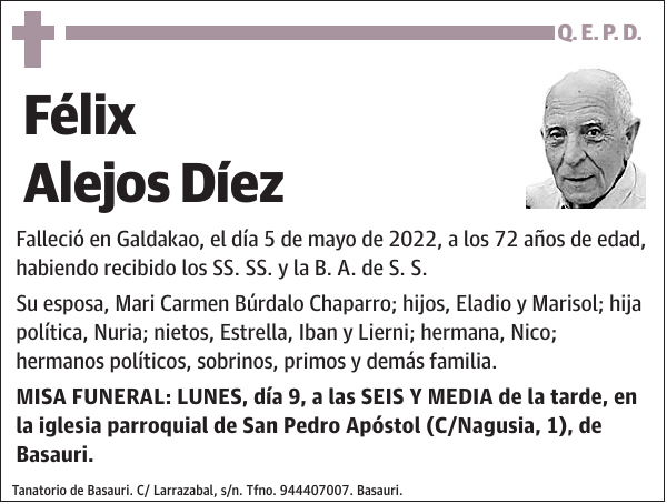Félix Alejos Díez