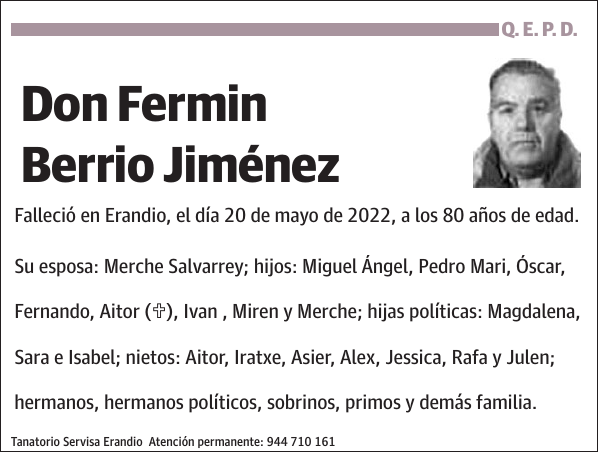 Fermin Berrio Jiménez