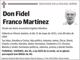 Fidel  Franco  Martínez