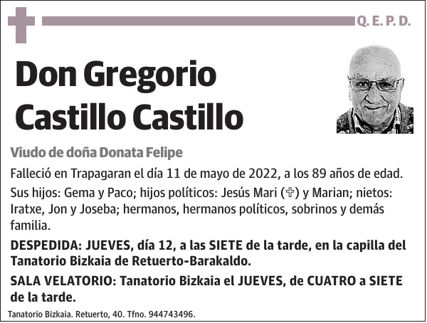 Gregorio Castillo Castillo