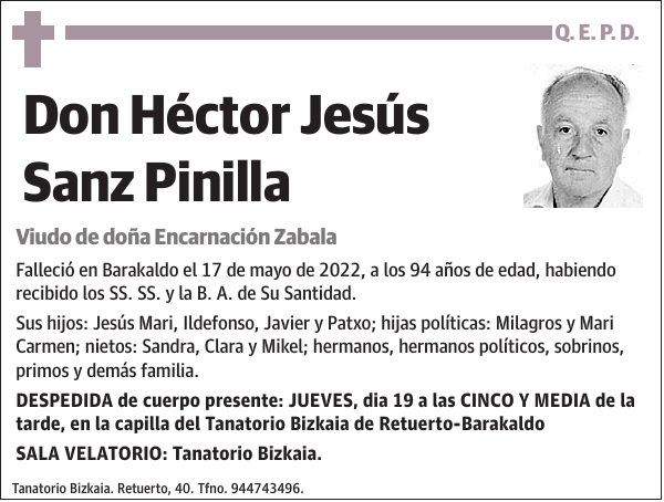 Héctor Jesús Sanz Pinilla