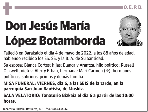 Jesús María López Botamborda