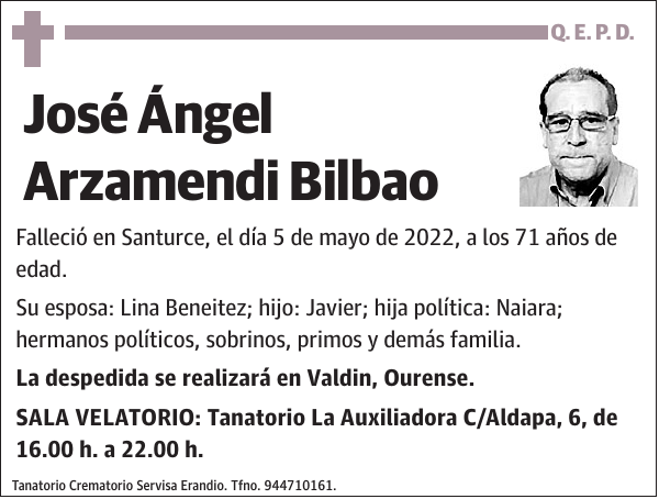 José Ángel Arzamendi Bilbao