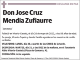 Jose  Cruz  Mendia  Zufiaurre