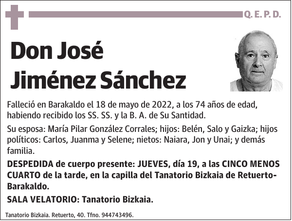 José Jiménez Sánchez