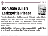 José  Julián  Larizgoitia  Picaza