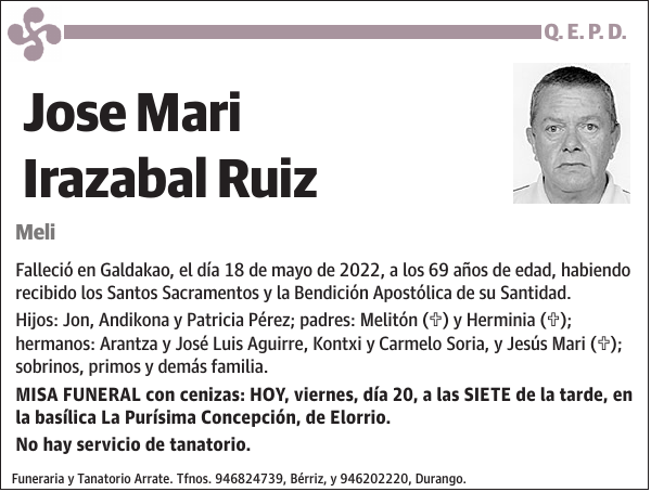 Jose Mari Irazabal Ruiz