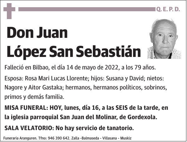 Juan López San Sebastián