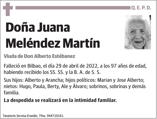 Juana Meléndez Martín