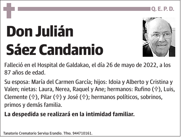 Julián Sáez Candamio
