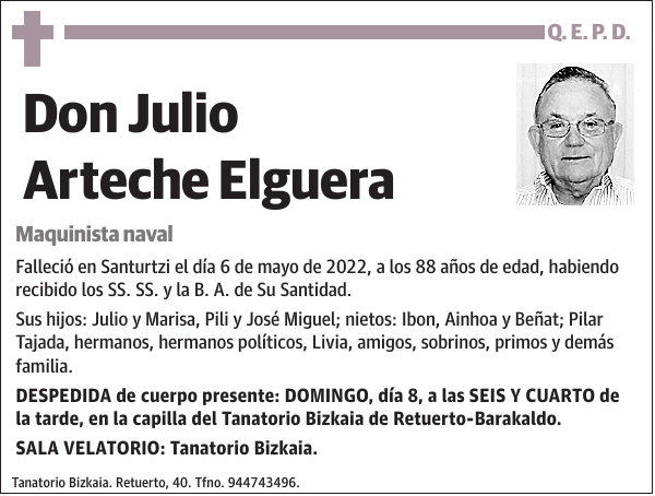 Julio Arteche Elguera