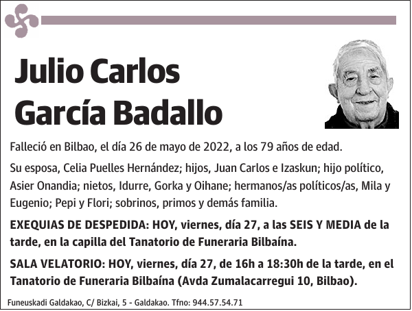 Julio Carlos García Badallo
