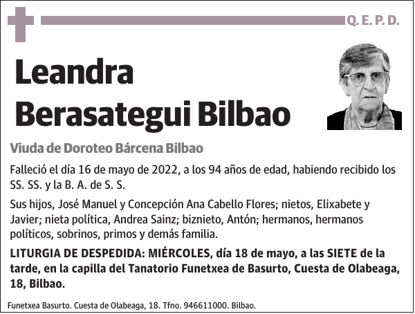 Leandra Berasategui Bilbao