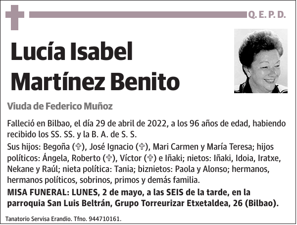 Lucía Isabel Martínez Benito