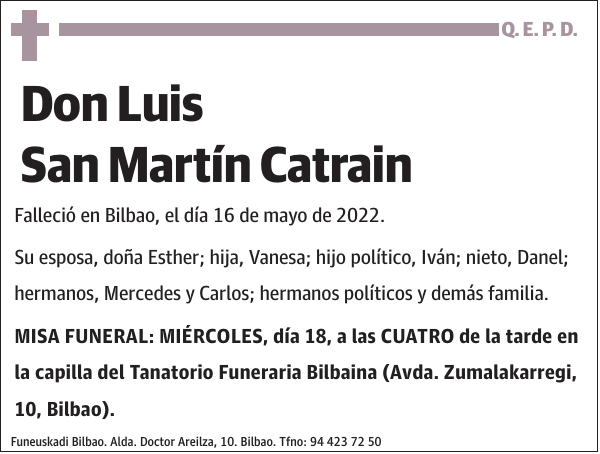 Luis San Martín Catrain