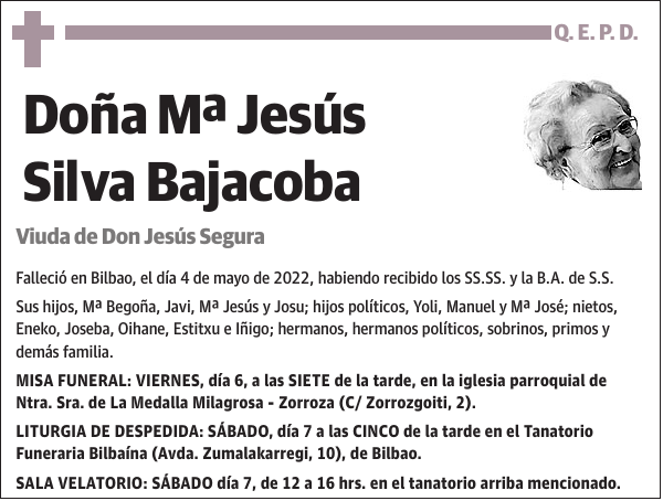 Mª Jesús Silva Bajacoba