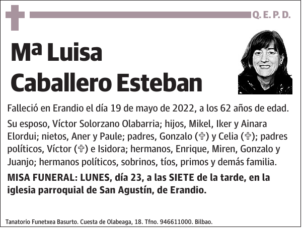 Mª Luisa Caballero Esteban