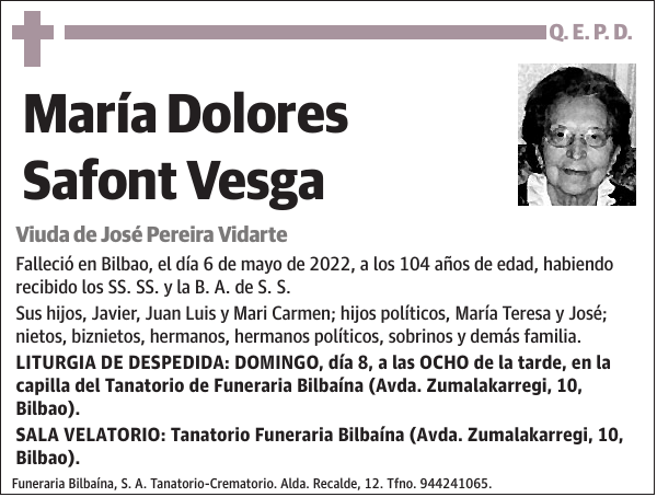 María Dolores Safont Vesga