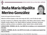 María  Hipólita  Merino  González