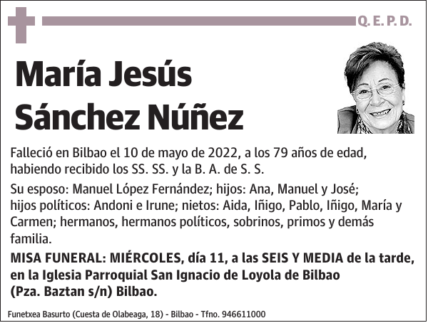 María Jesús Sánchez Núñez