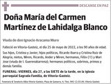 María  del  Carmen  Martínez  de  Lahidalga  Blanco