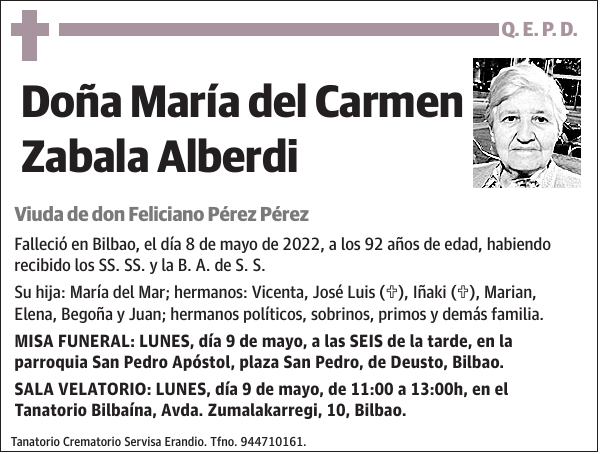 María del Carmen Zabala Alberdi