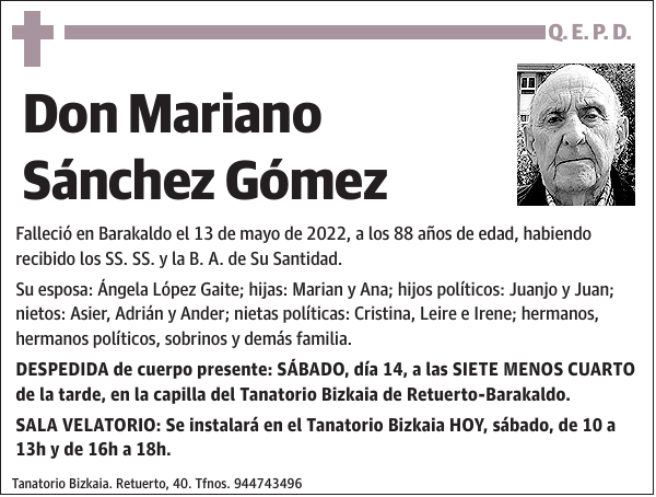 Mariano Sánchez Gómez