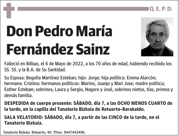 Pedro María Fernández Sainz