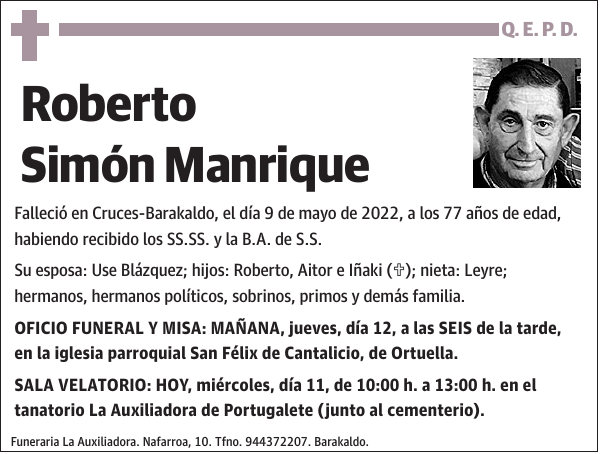Roberto Simón Manrique