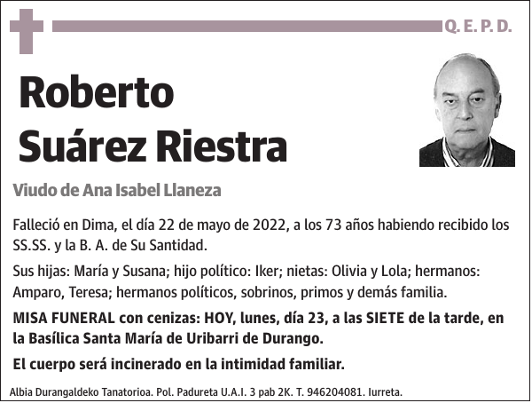Roberto Suárez Riestra